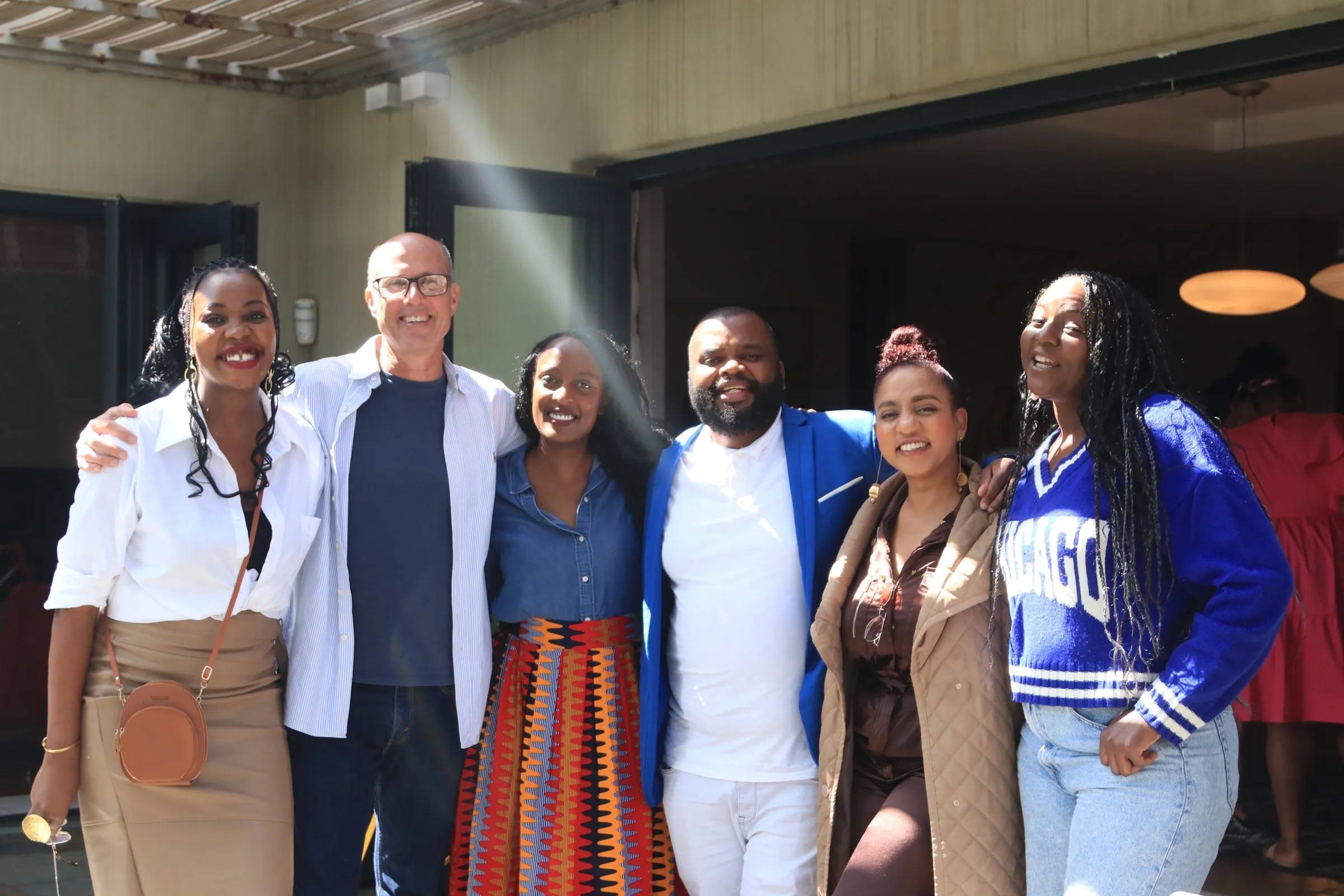 The TWSS team together in Johannesburg
