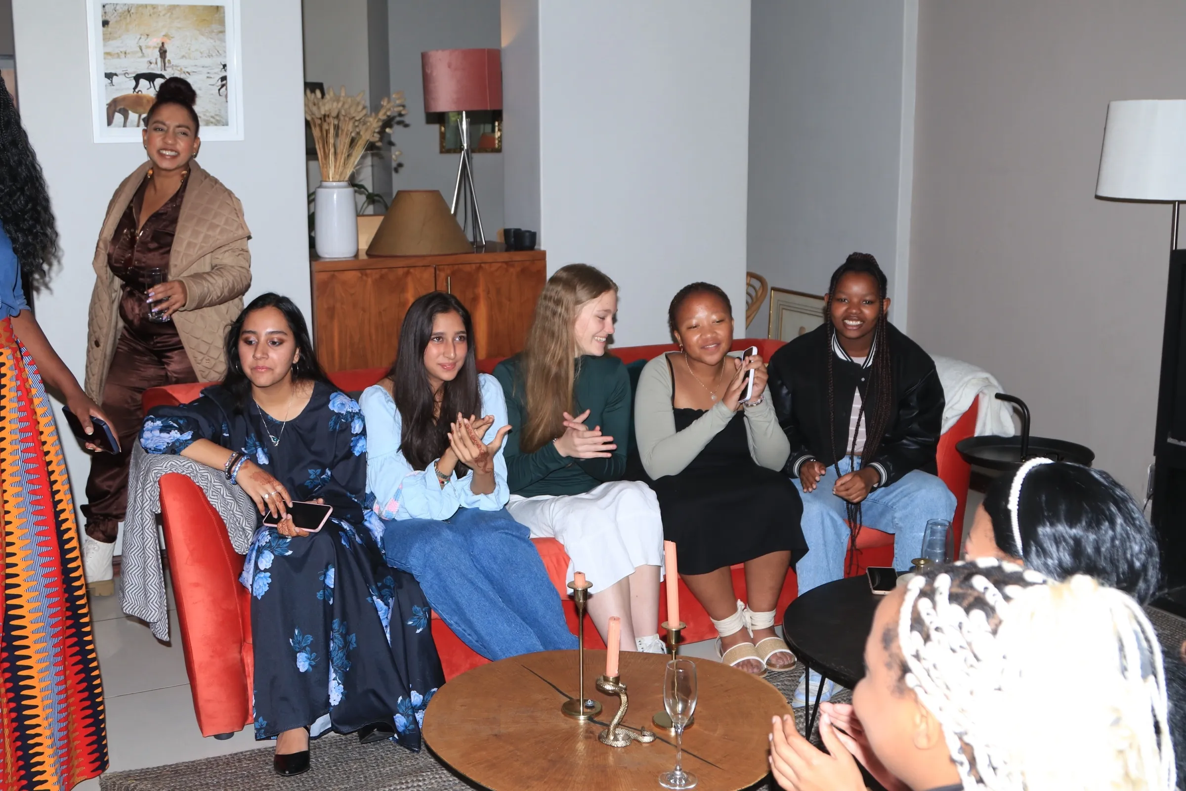 TWSS members gathered in a Johannesburg lounge
