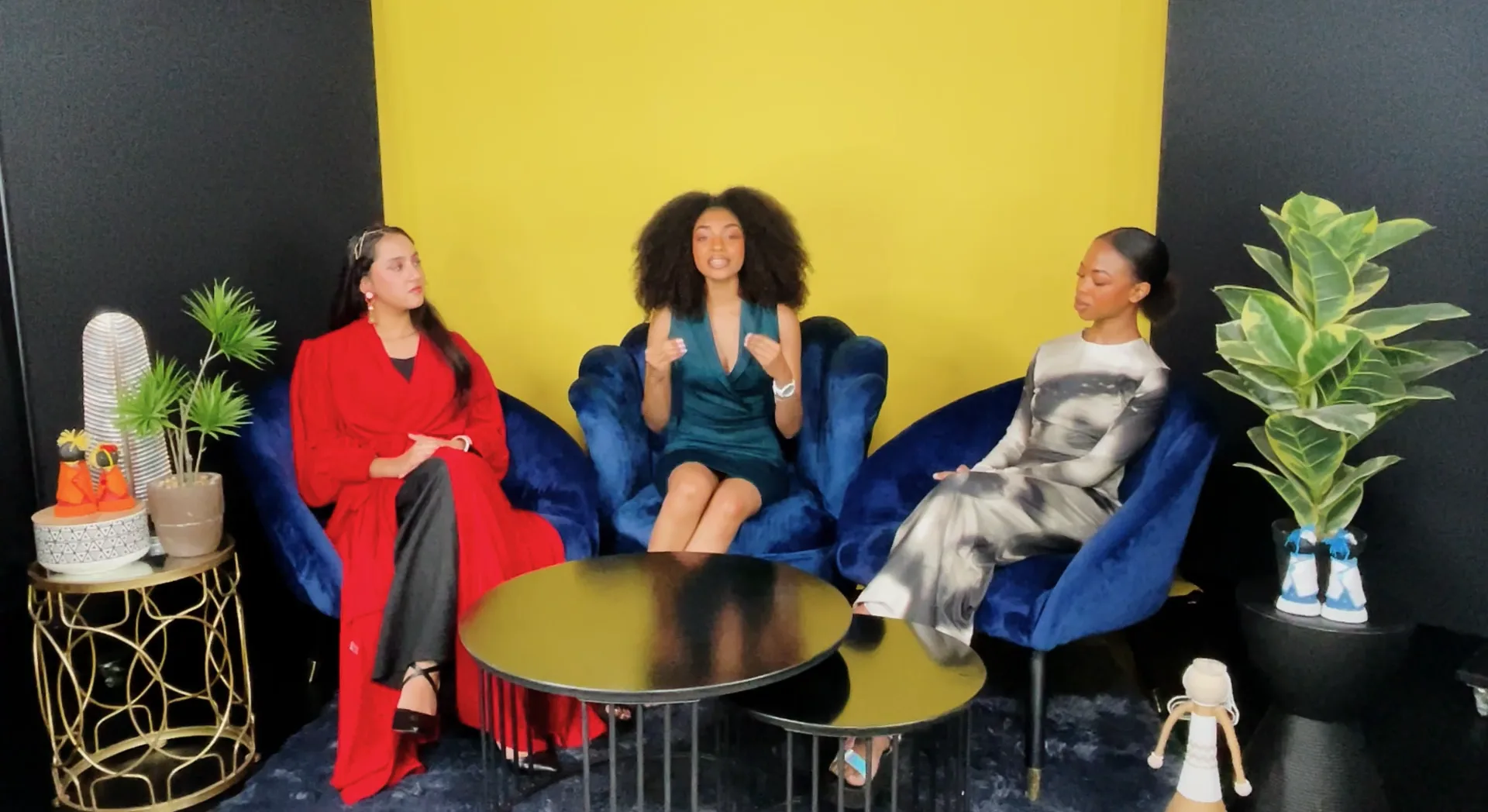 Podcast guests in the TWSS studio, Johannesburg