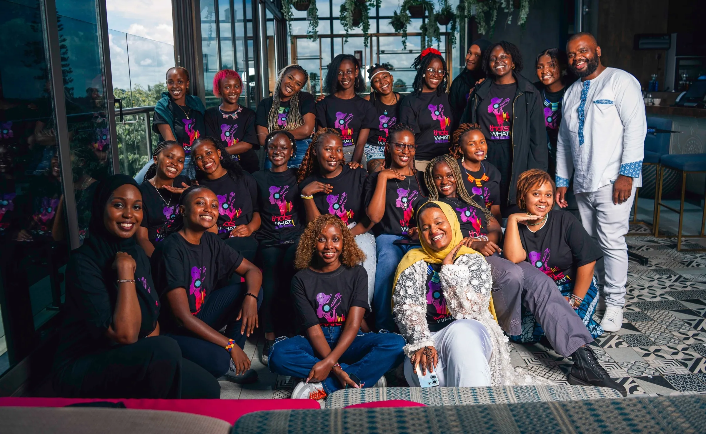 The TWSS Kenya community together in Nairobi