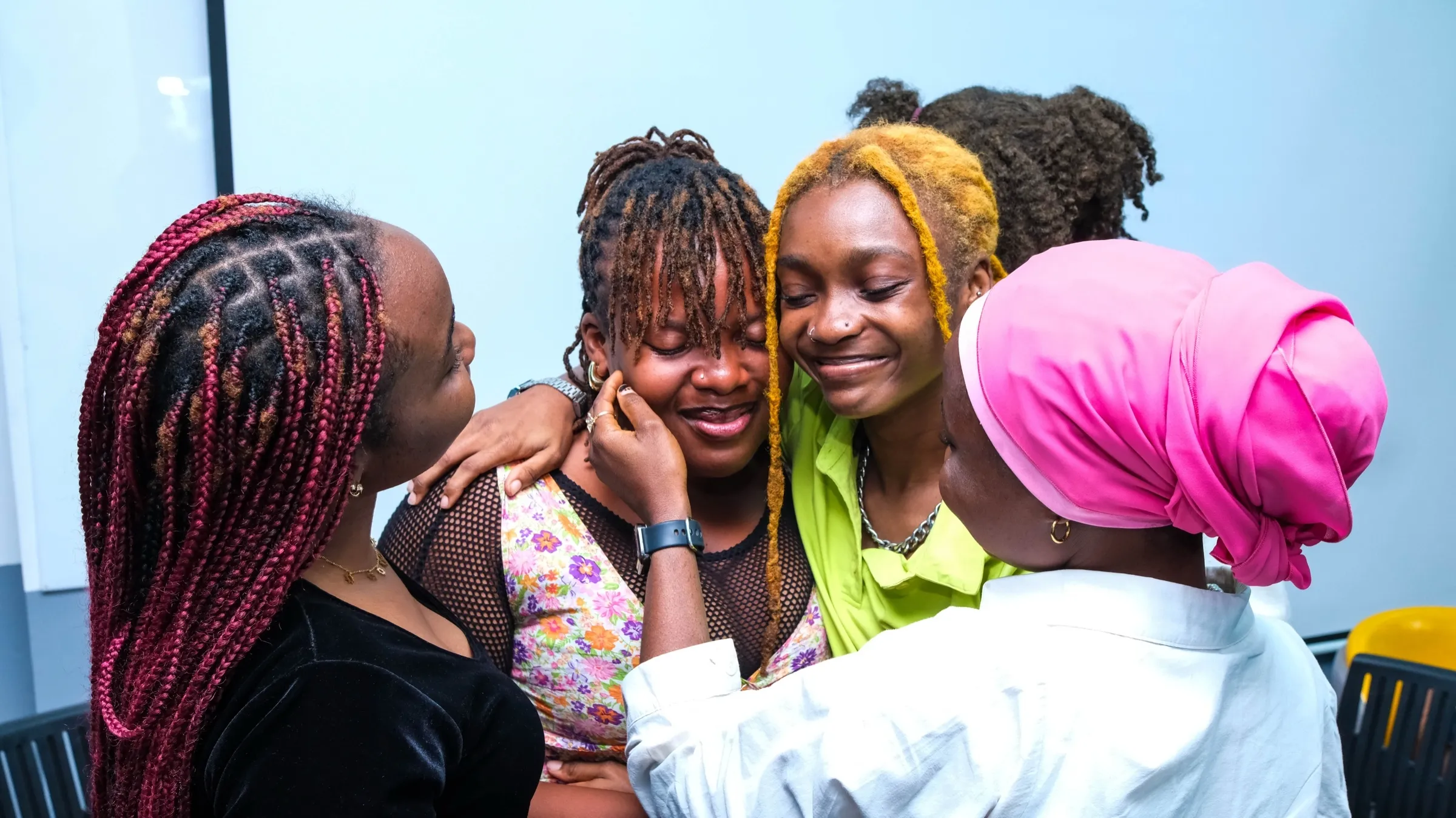 TWSS friends cheek to cheek in Lagos